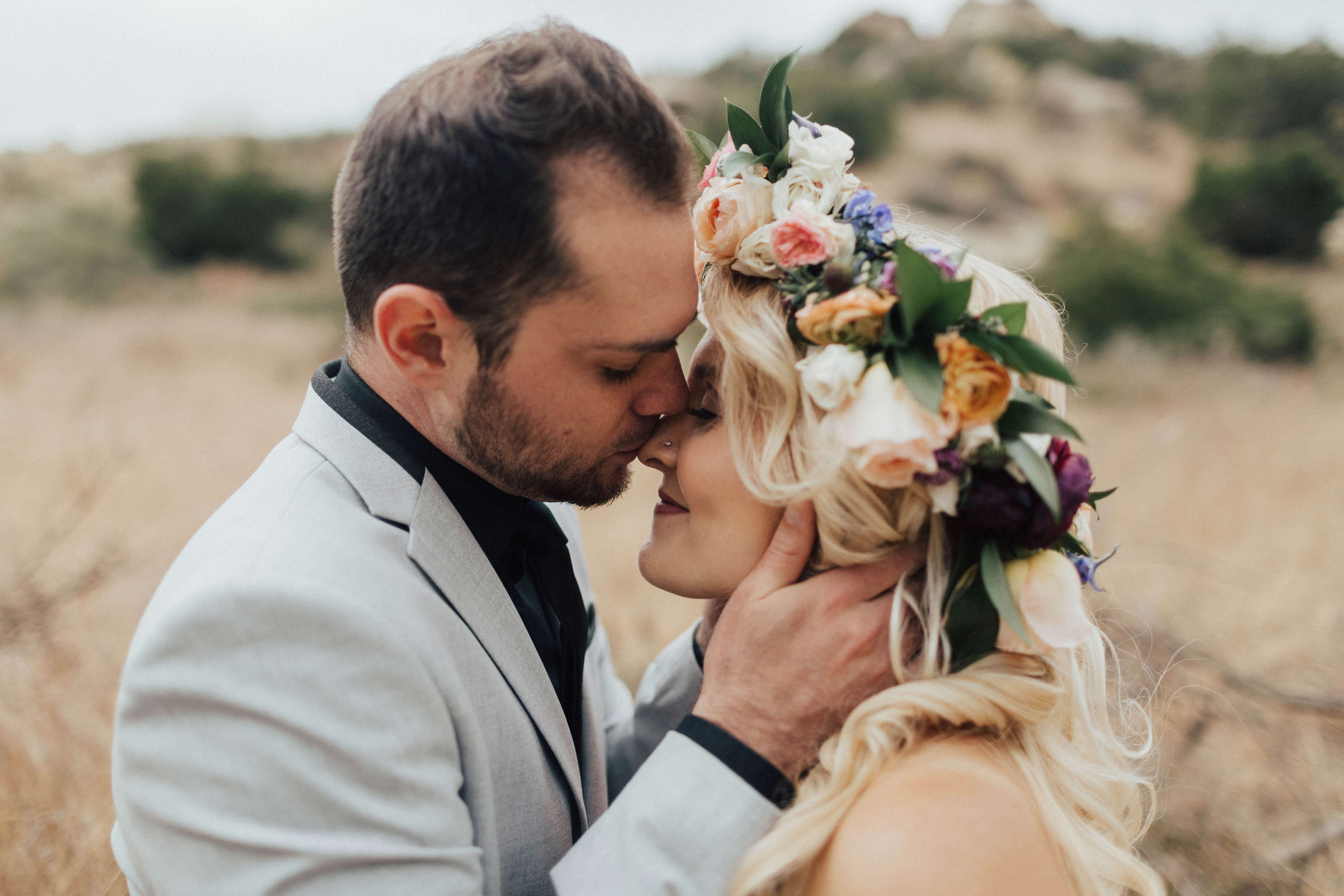 A colorful greenhouse wedding at the five crowns in Corona Del Mar and Crystal cove, California