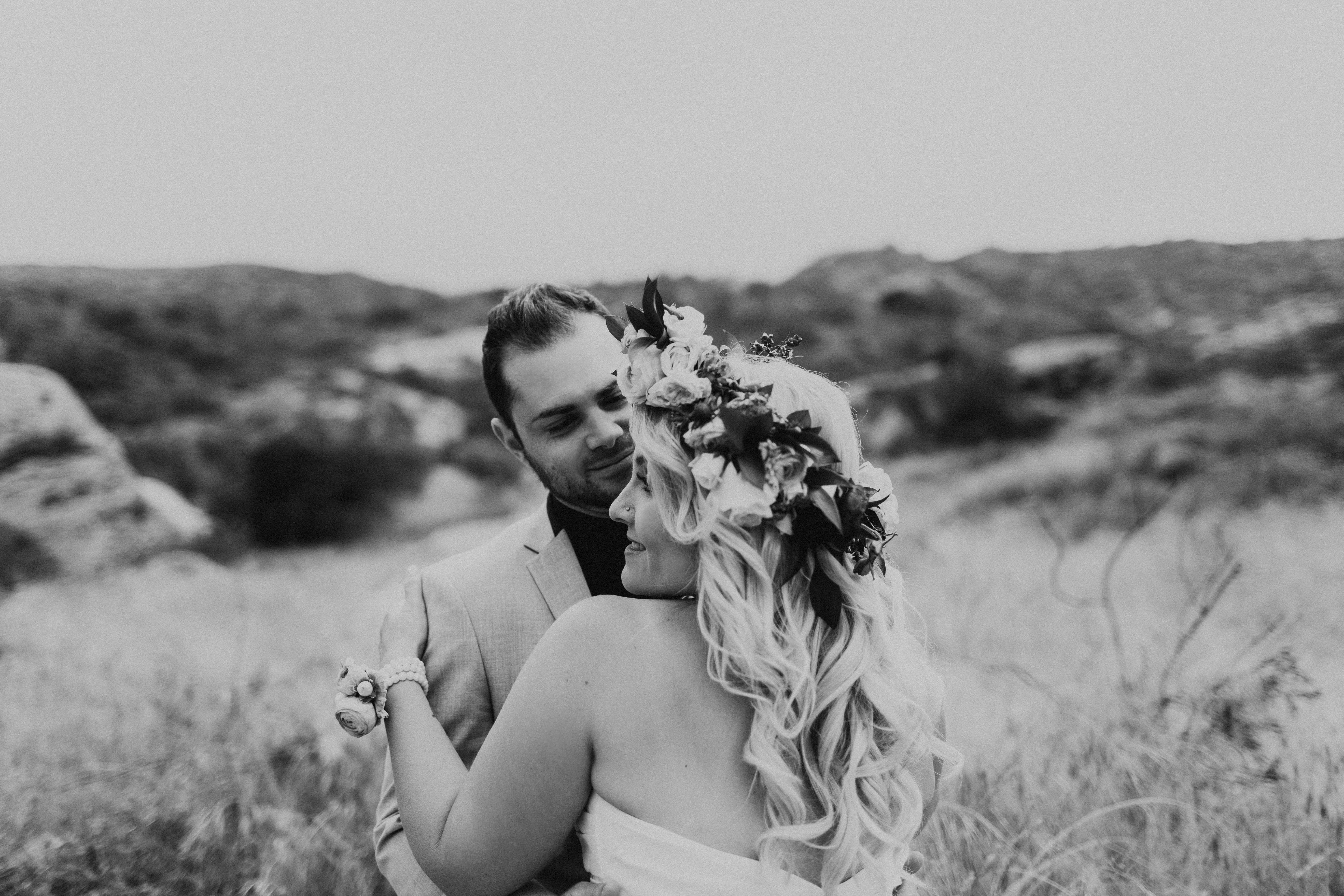 A colorful greenhouse wedding at the five crowns in Corona Del Mar and Crystal cove, California