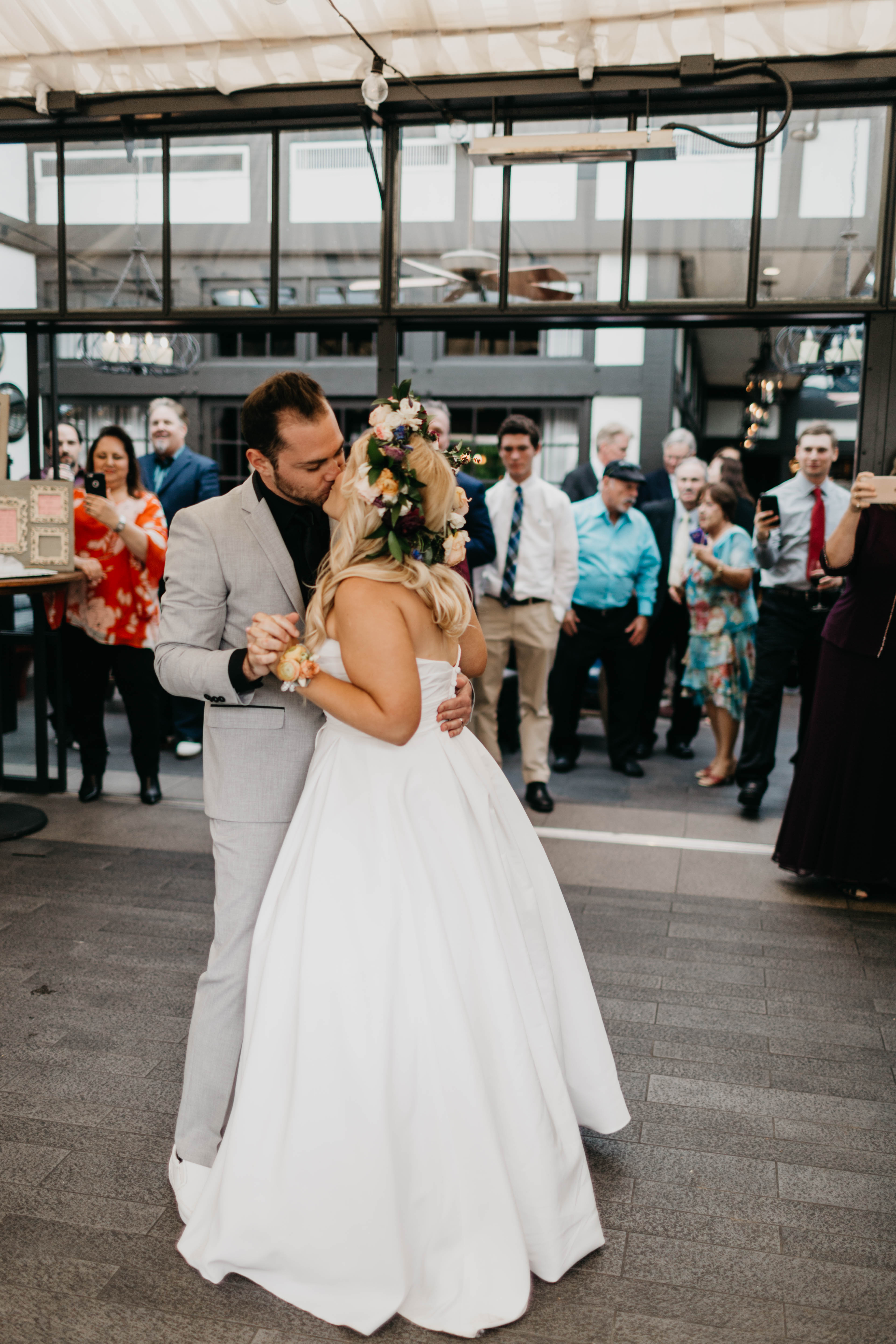 A colorful greenhouse wedding at the five crowns in Corona Del Mar and Crystal cove, California