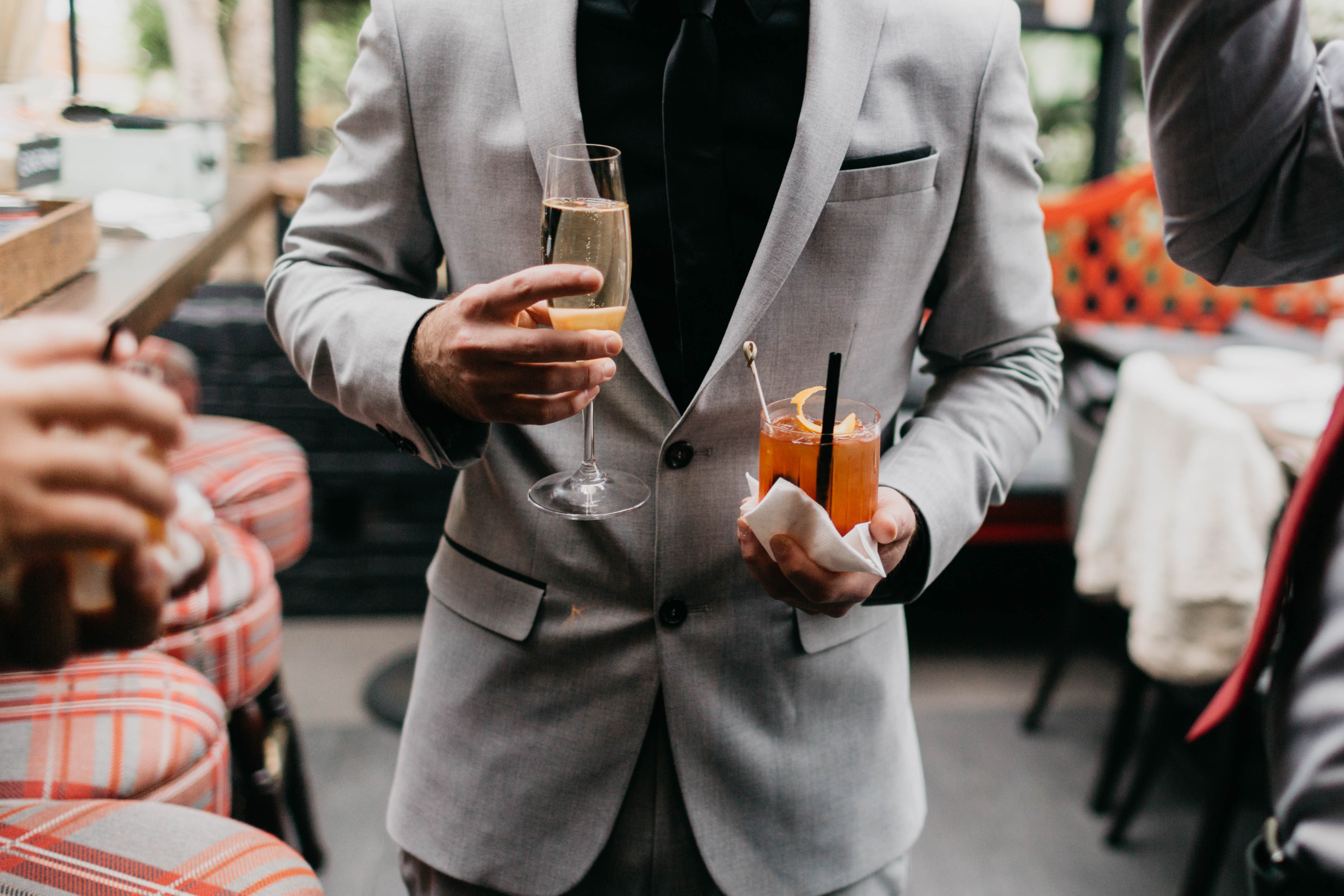 A colorful greenhouse wedding at the five crowns in Corona Del Mar and Crystal cove, California