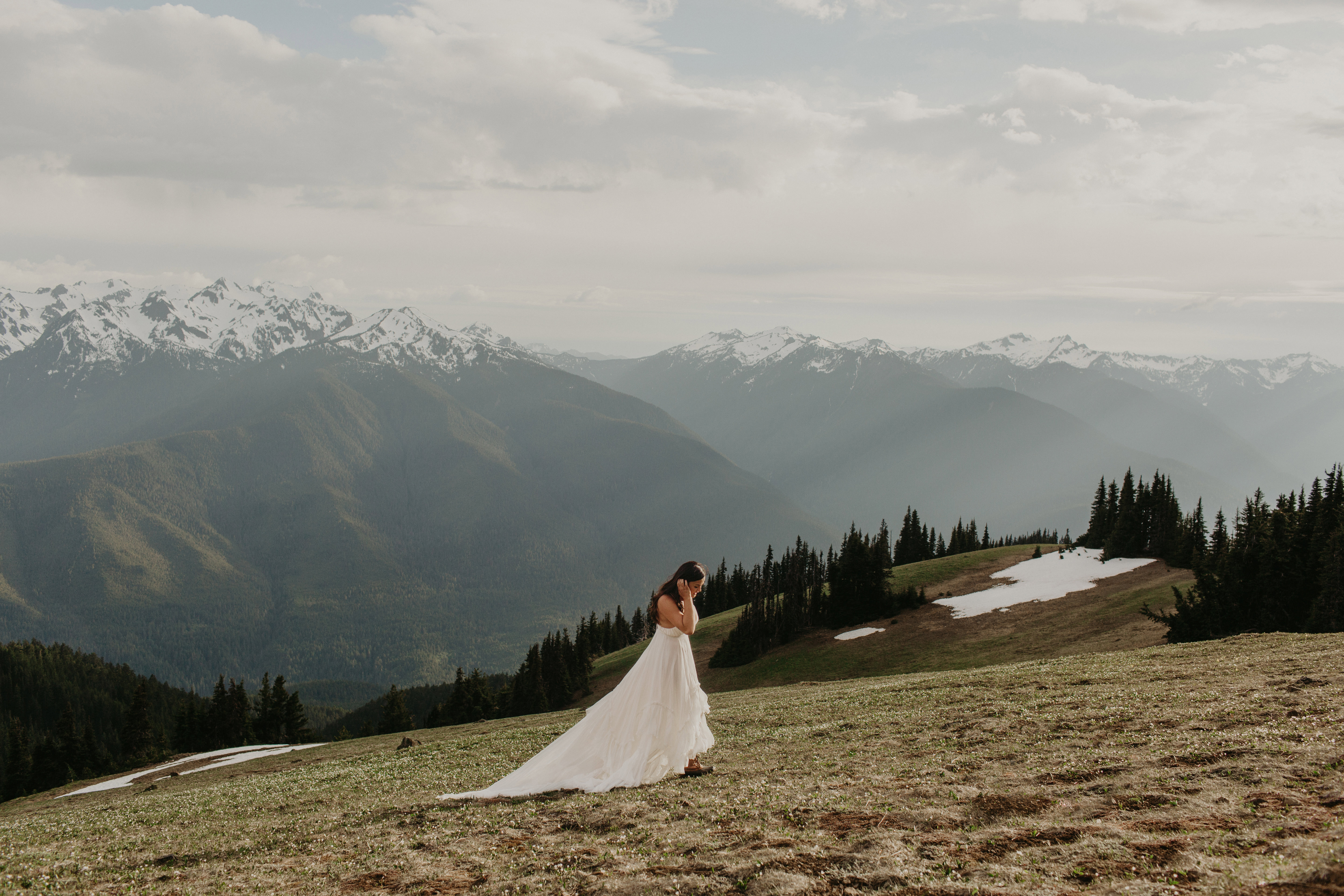 A wild and adventurous wedding at Hurricane Ridge in Olympic National Park by Kadi Tobin