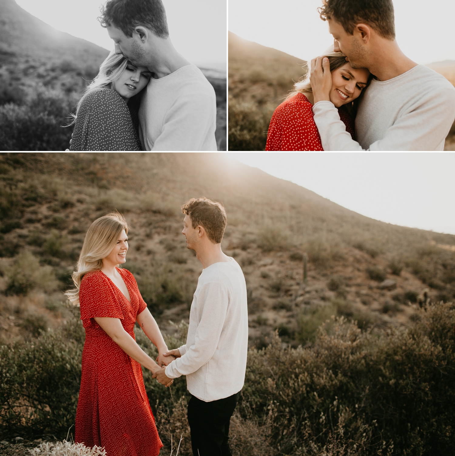 Tucson Arizona Saguaro National Park Engagement Session