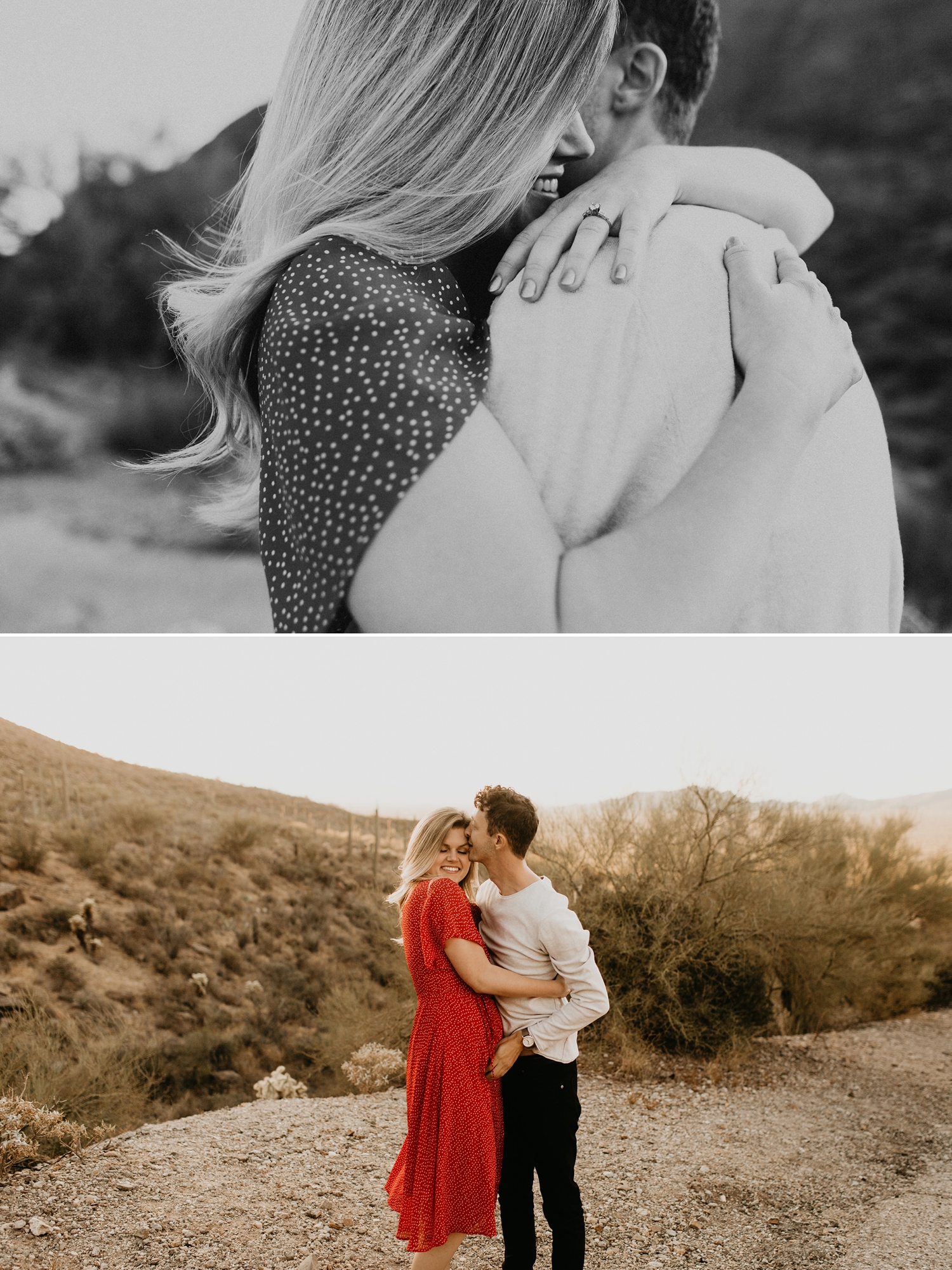 Tucson Arizona Saguaro National Park Engagement Session