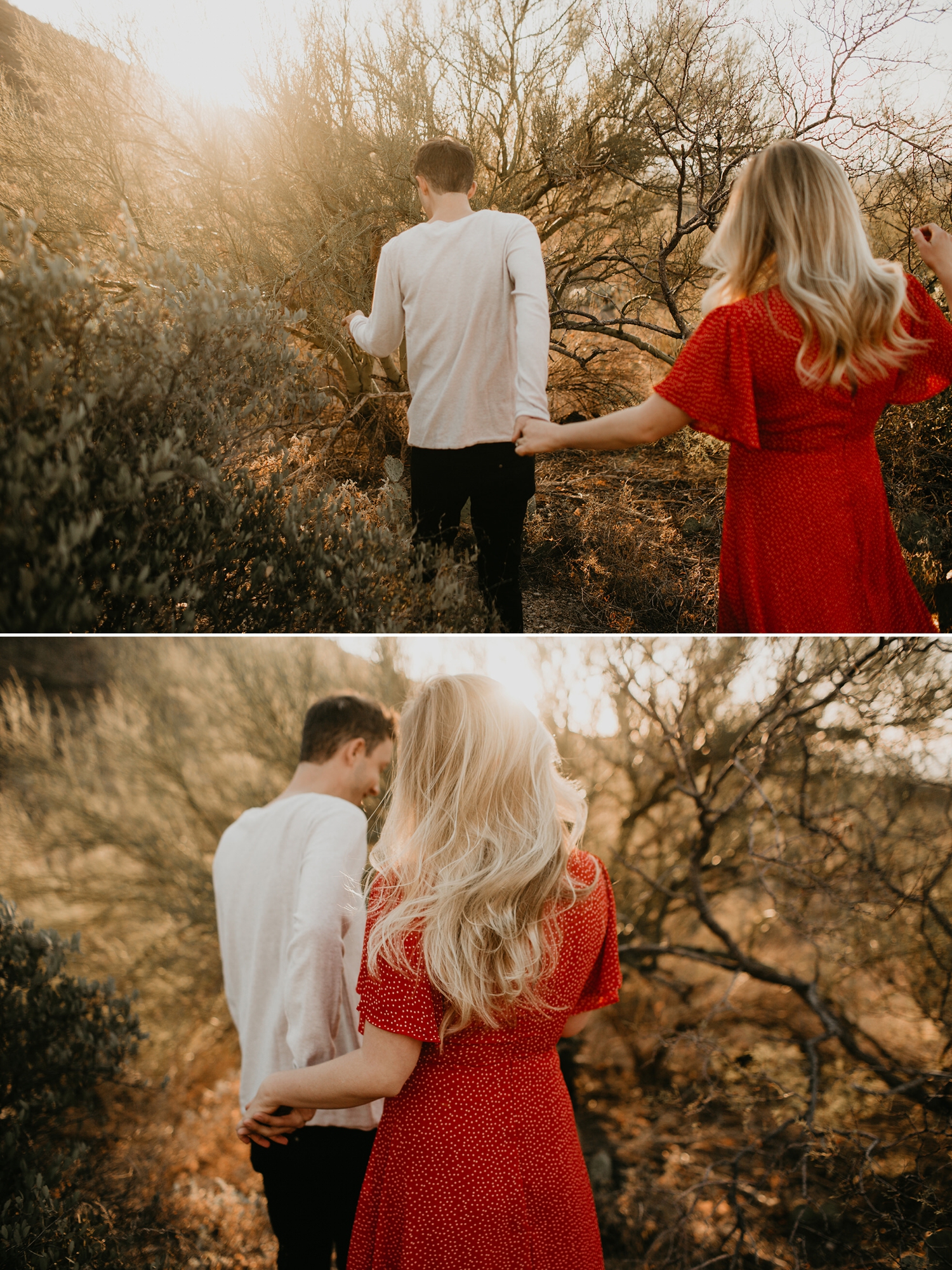 Tucson Arizona Saguaro National Park Engagement Session