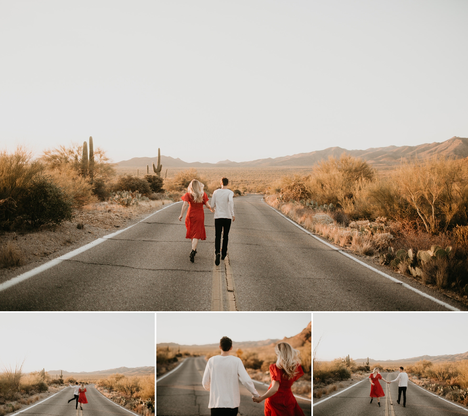 Tucson Arizona Saguaro National Park Engagement Session