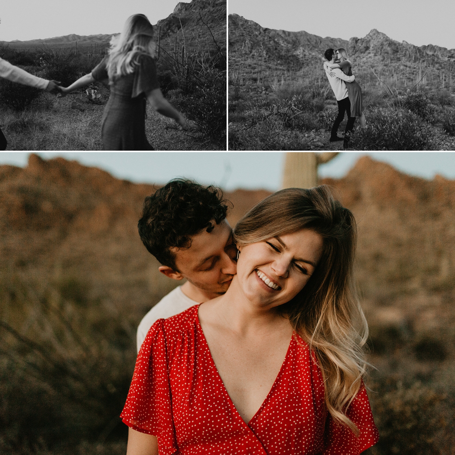 Tucson Arizona Saguaro National Park Engagement Session