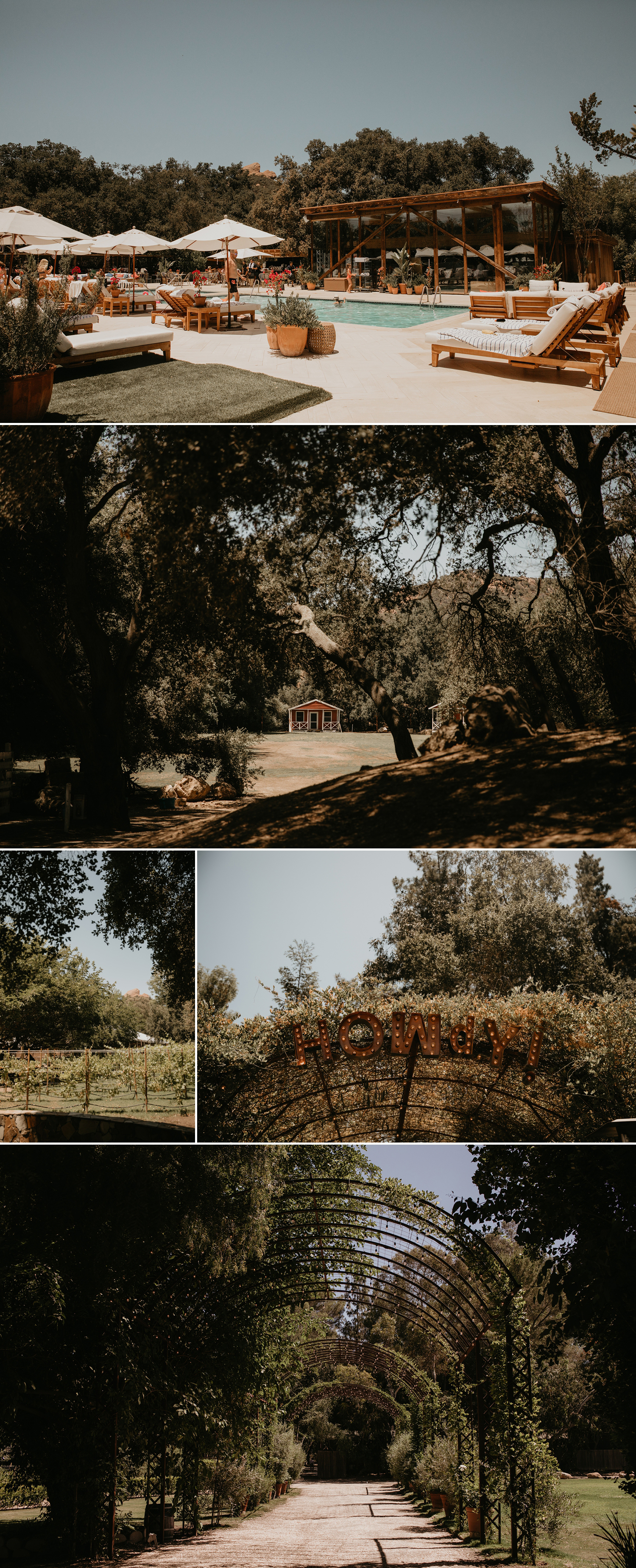 A festival themed wedding at Calamigos Ranch in Malibu, California by Kadi Tobin Photographer