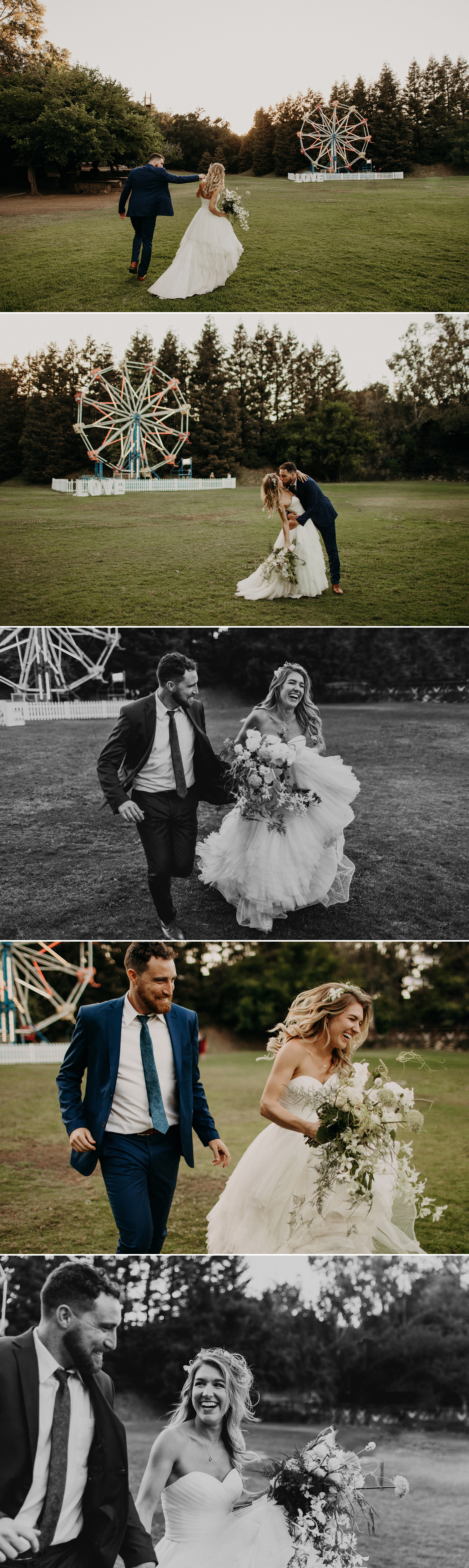 A festival themed wedding at Calamigos Ranch in Malibu, California by Kadi Tobin Photographer