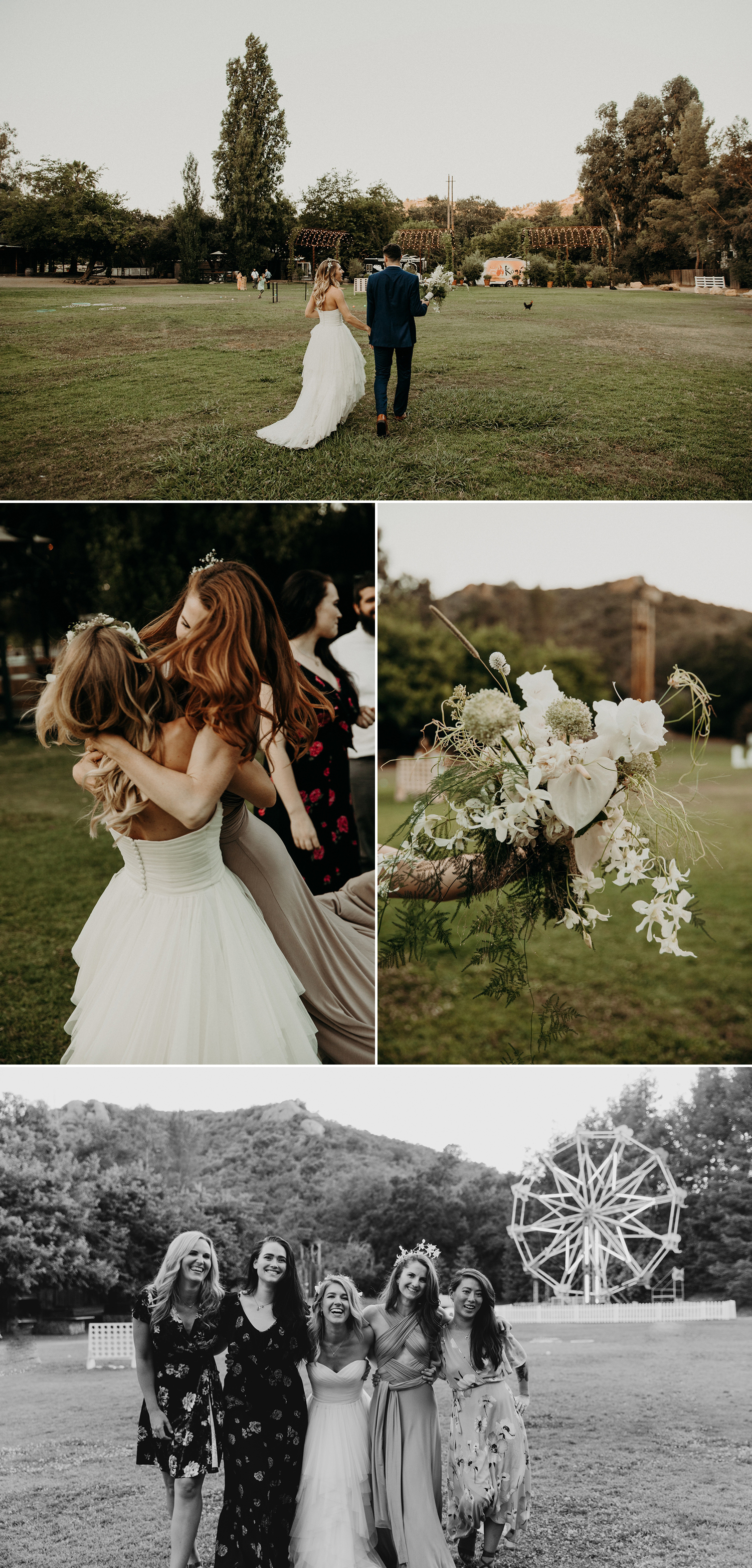 A festival themed wedding at Calamigos Ranch in Malibu, California by Kadi Tobin Photographer