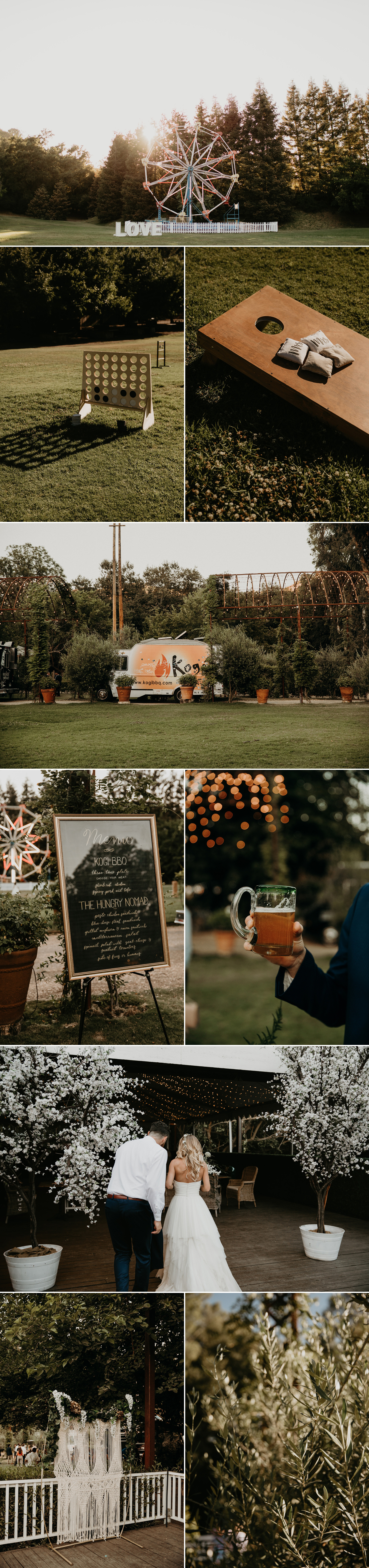 A festival themed wedding at Calamigos Ranch in Malibu, California by Kadi Tobin Photographer