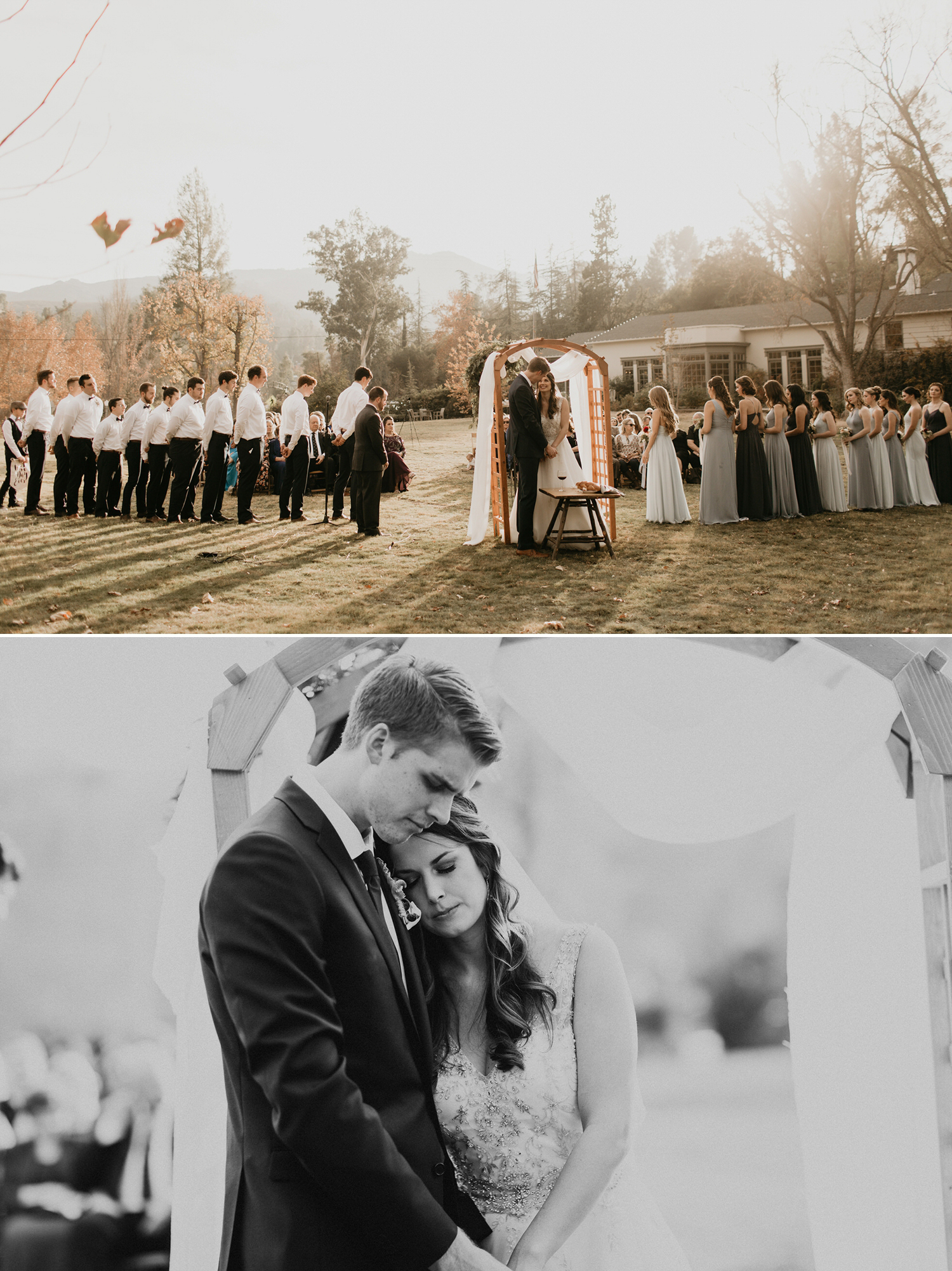 Bree and Logans Lodge at Malibou Lake wedding by Malibu Wedding Photographer, Kadi Tobin