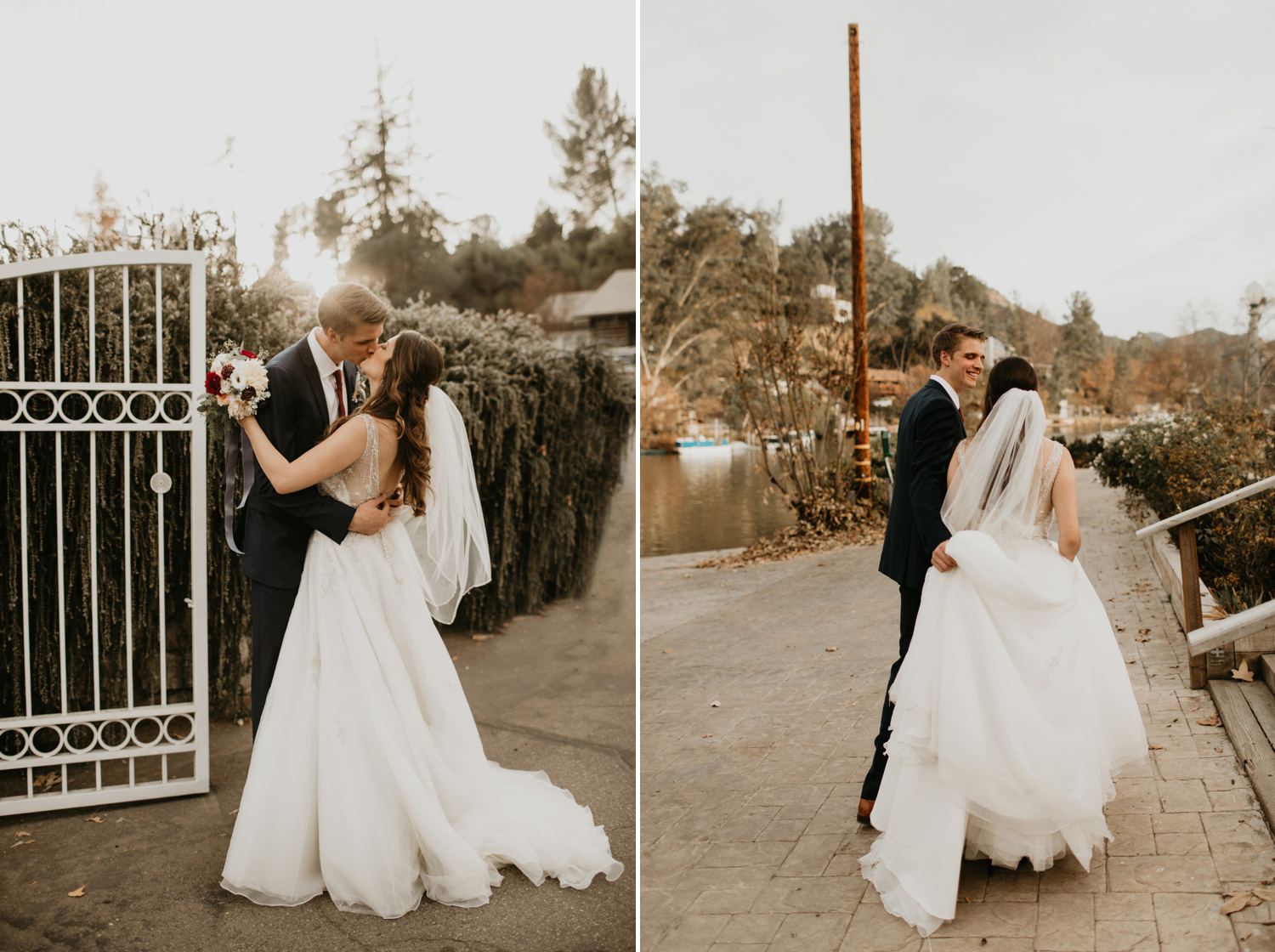 Bree and Logans Lodge at Malibou Lake wedding by Malibu Wedding Photographer, Kadi Tobin
