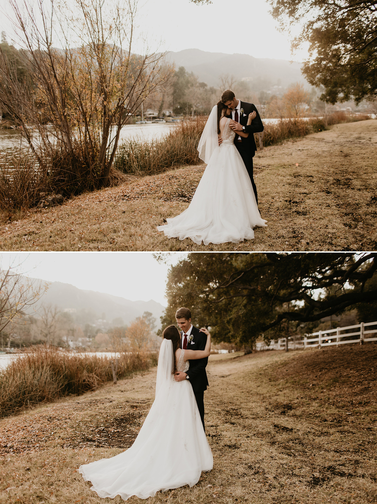 Bree and Logans Lodge at Malibou Lake wedding by Malibu Wedding Photographer, Kadi Tobin