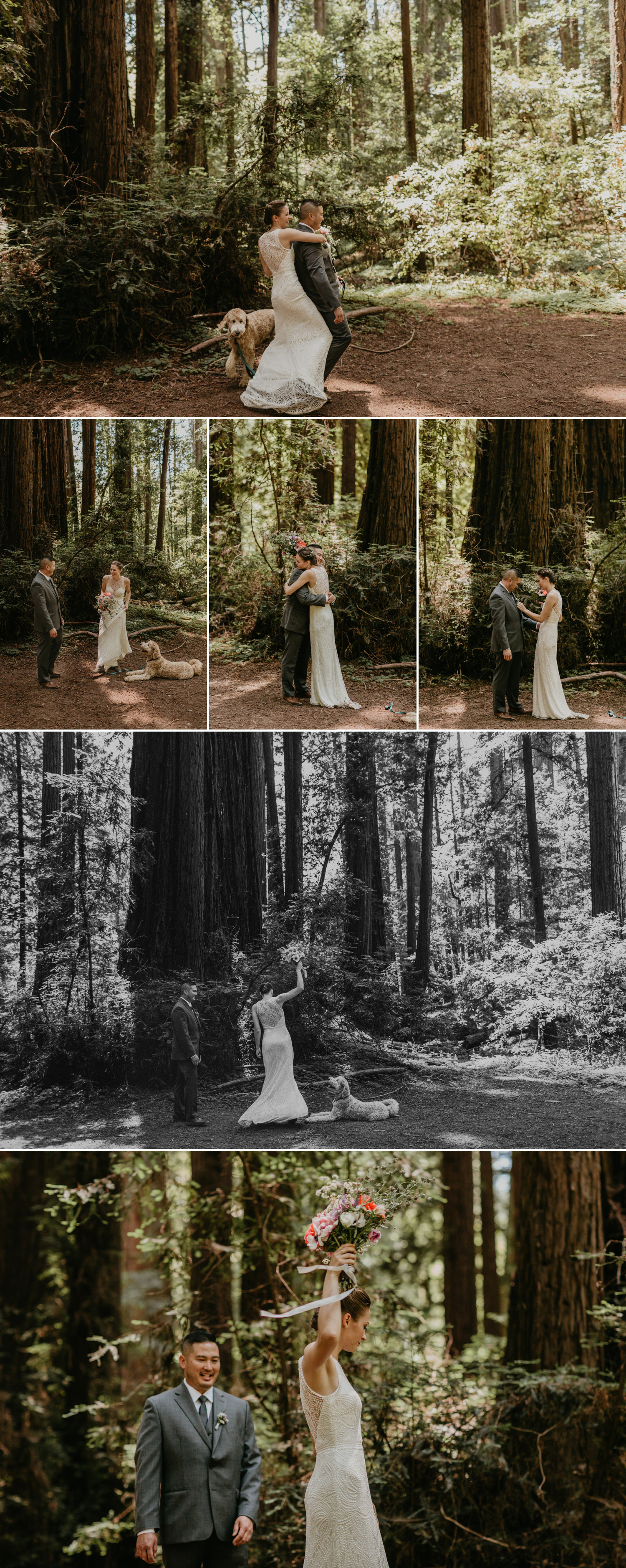 A celtic style Santa Cruz Redwoods wedding at Roaring Camp by Kadi Tobin, a Santa Cruz wedding Photographer