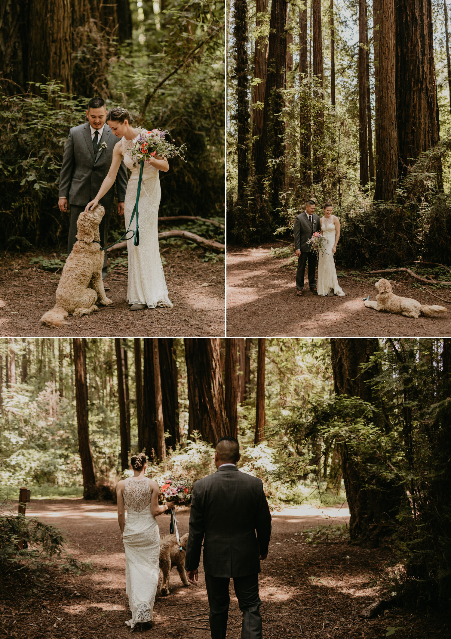 A celtic style Santa Cruz Redwoods wedding at Roaring Camp by Kadi Tobin, a Santa Cruz wedding Photographer