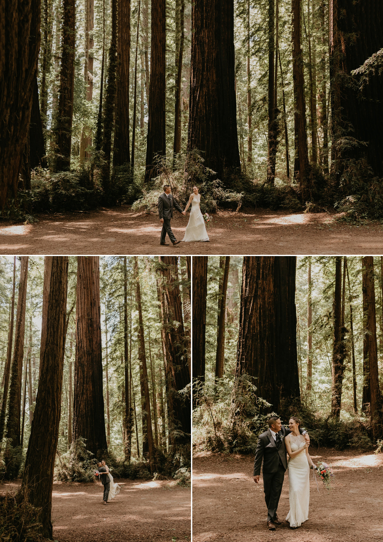 A celtic style Santa Cruz Redwoods wedding at Roaring Camp by Kadi Tobin, a Santa Cruz wedding Photographer