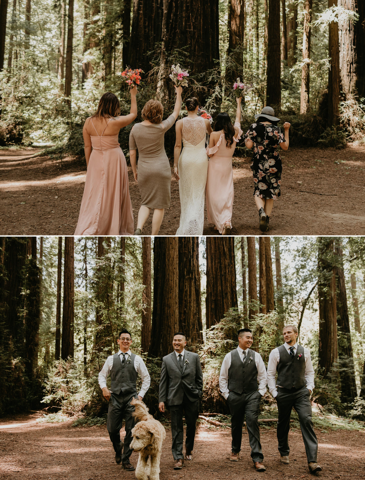 A celtic style Santa Cruz Redwoods wedding at Roaring Camp by Kadi Tobin, a Santa Cruz wedding Photographer