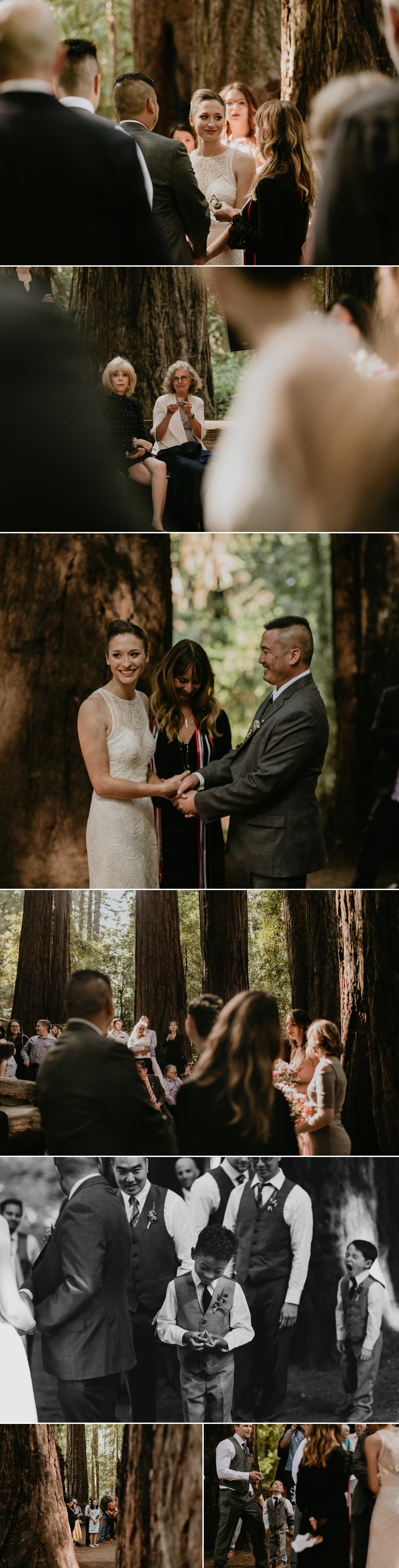 A celtic style Santa Cruz Redwoods wedding at Roaring Camp by Kadi Tobin, a Santa Cruz wedding Photographer