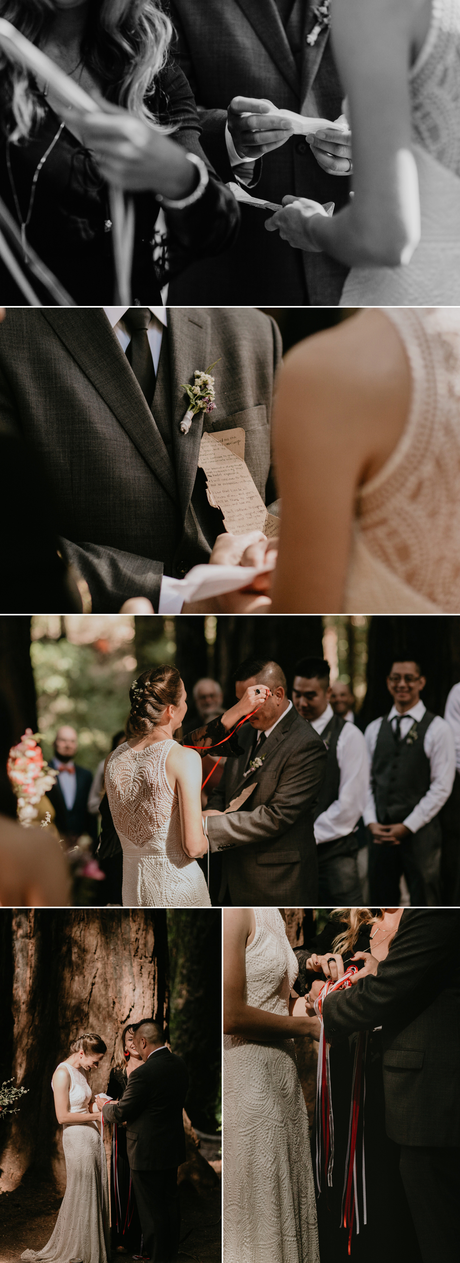 A celtic style Santa Cruz Redwoods wedding at Roaring Camp by Kadi Tobin, a Santa Cruz wedding Photographer