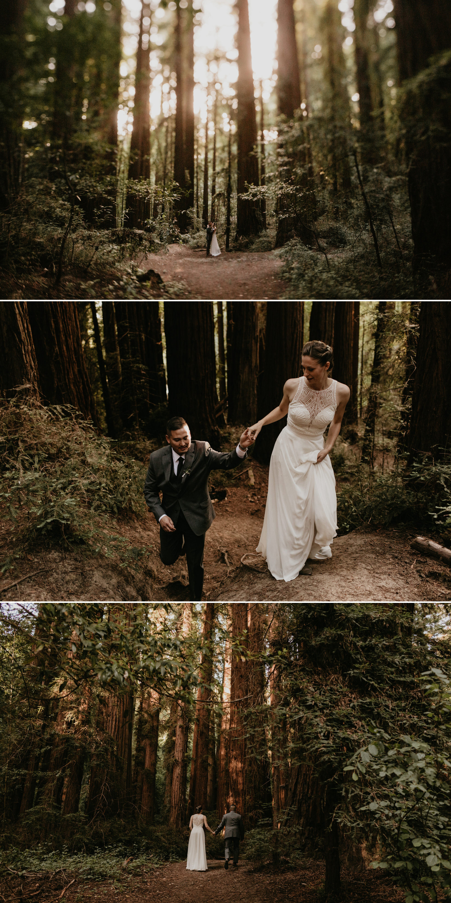 A celtic style Santa Cruz Redwoods wedding at Roaring Camp by Kadi Tobin, a Santa Cruz wedding Photographer