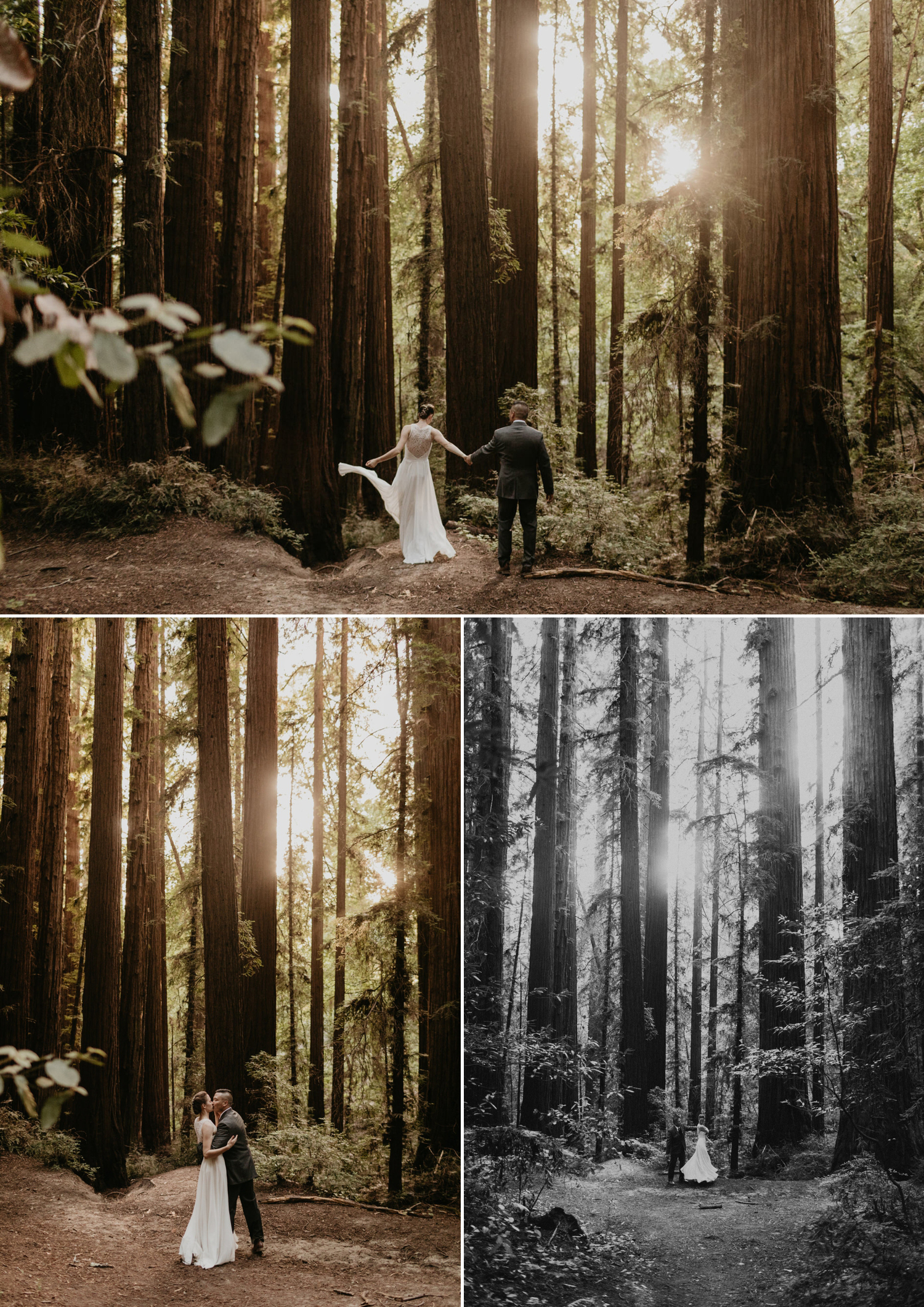 A celtic style Santa Cruz Redwoods wedding at Roaring Camp by Kadi Tobin, a Santa Cruz wedding Photographer