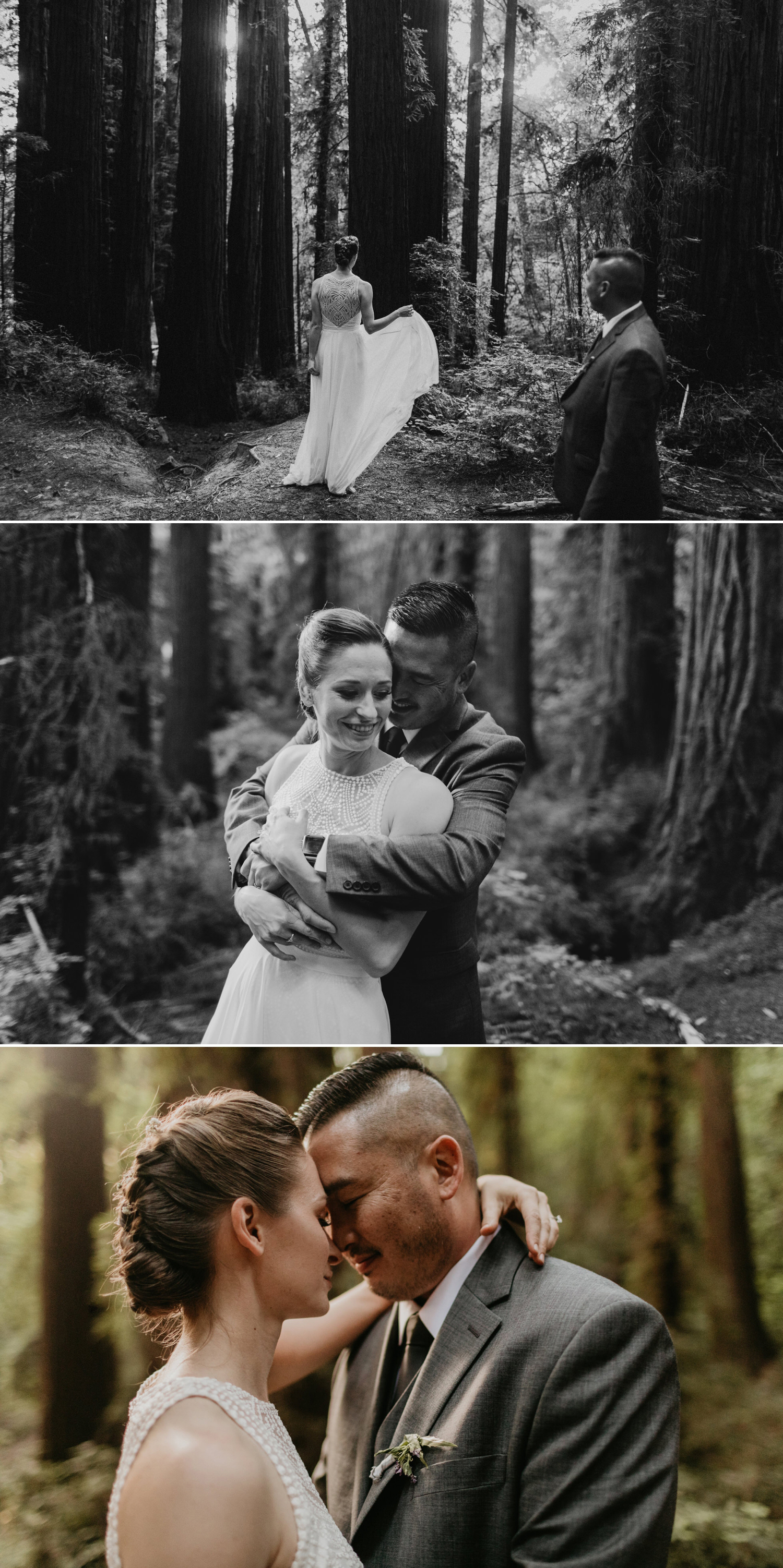 A celtic style Santa Cruz Redwoods wedding at Roaring Camp by Kadi Tobin, a Santa Cruz wedding Photographer