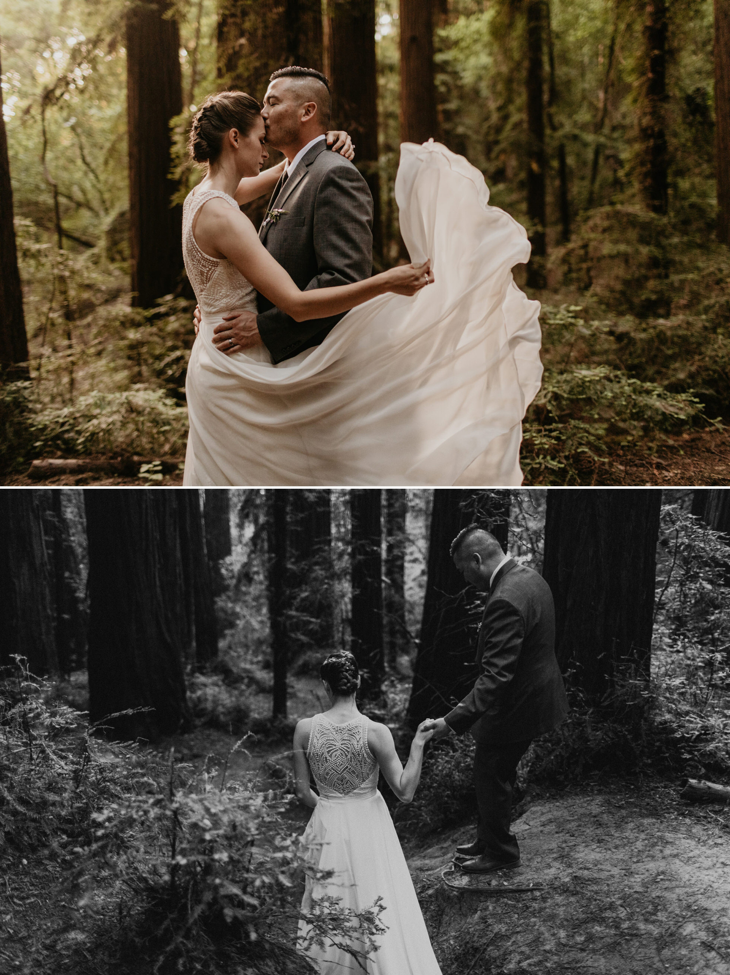 A celtic style Santa Cruz Redwoods wedding at Roaring Camp by Kadi Tobin, a Santa Cruz wedding Photographer