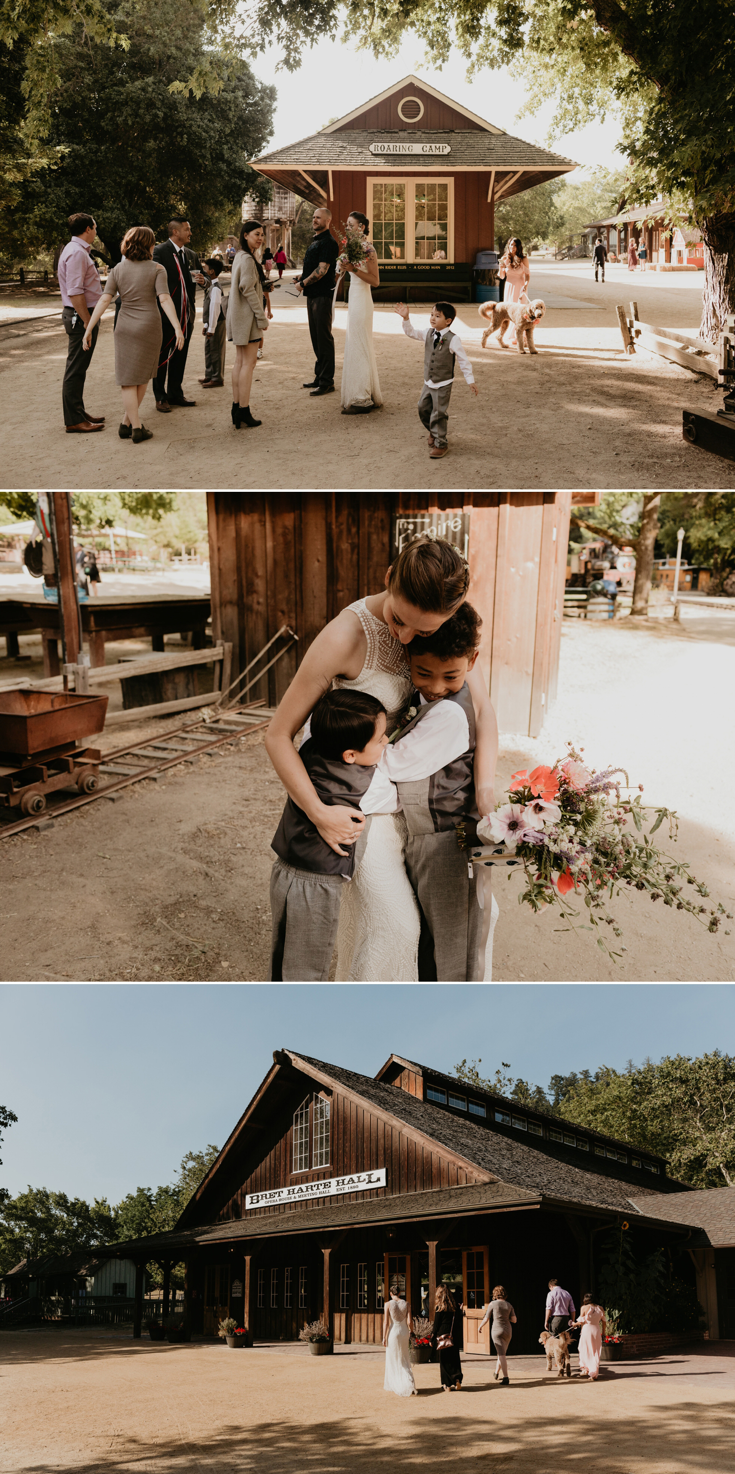 A celtic style Santa Cruz Redwoods wedding at Roaring Camp by Kadi Tobin, a Santa Cruz wedding Photographer