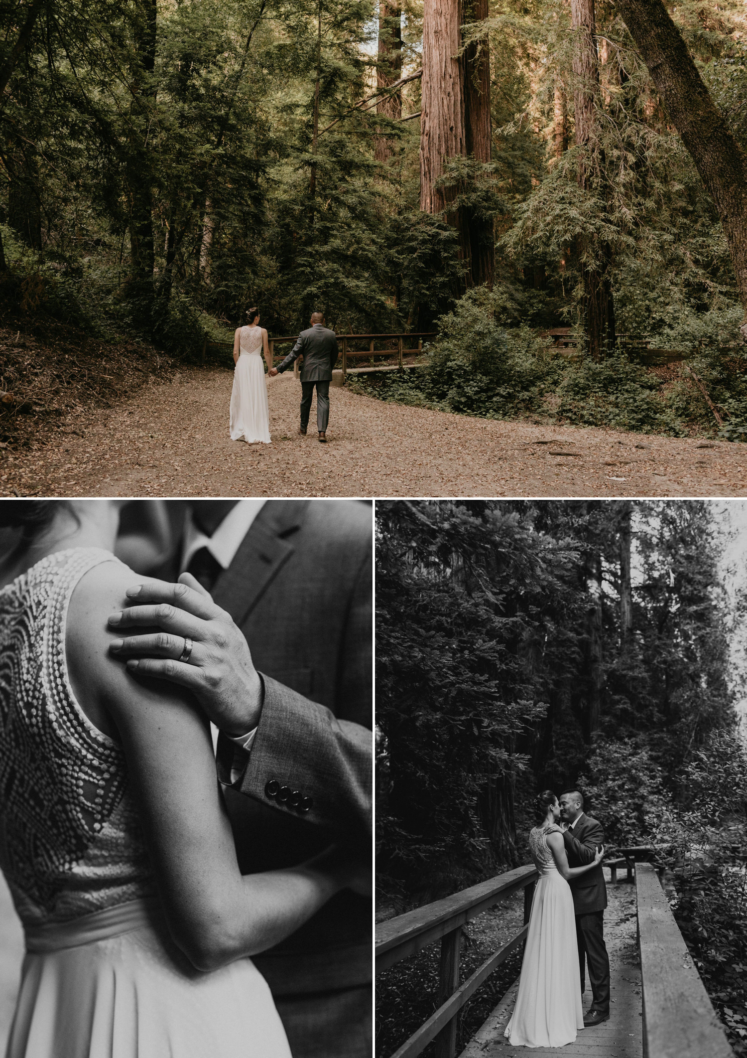 A celtic style Santa Cruz Redwoods wedding at Roaring Camp by Kadi Tobin, a Santa Cruz wedding Photographer