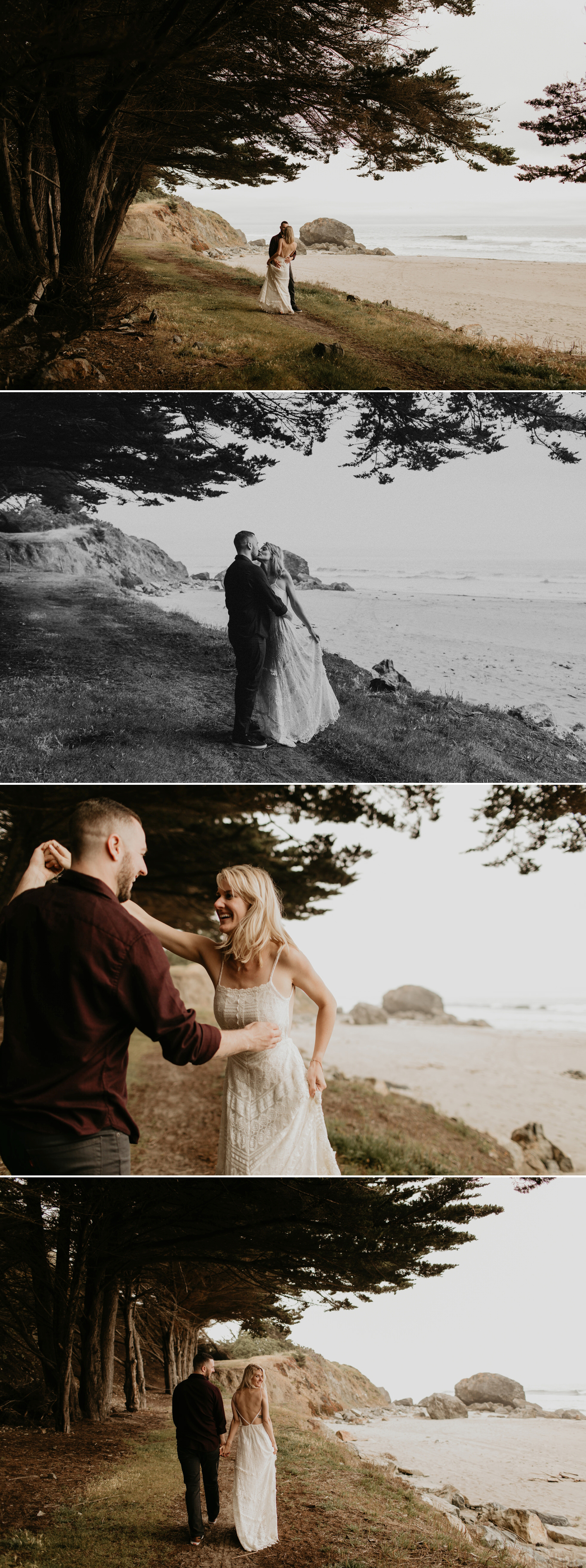 Marin County beach engagement