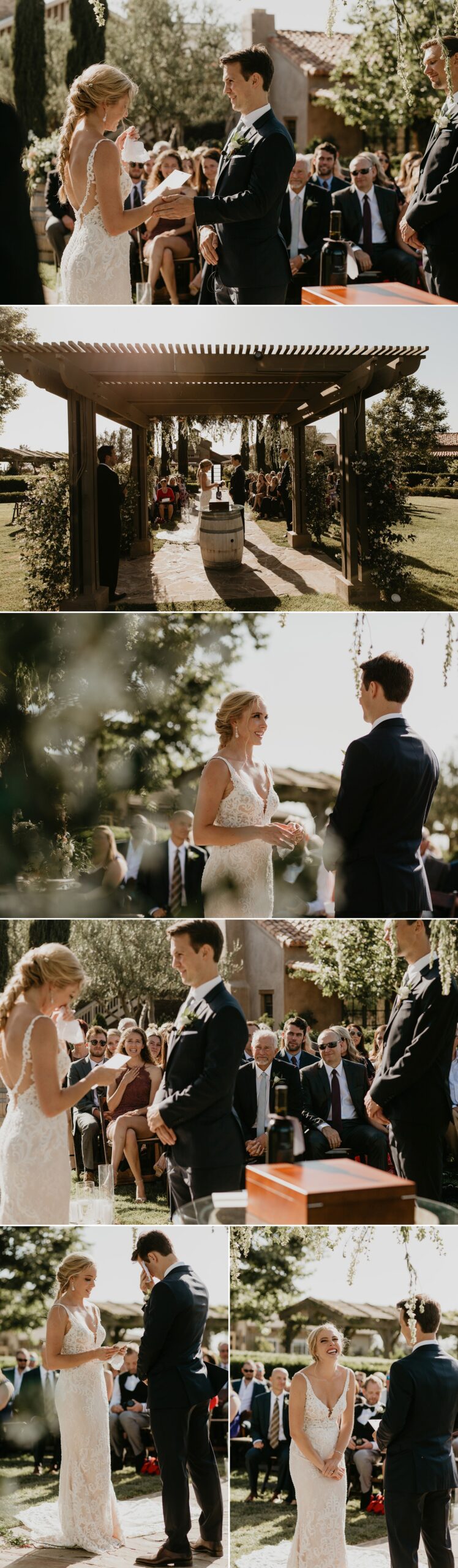 ceremony site at ponte winery