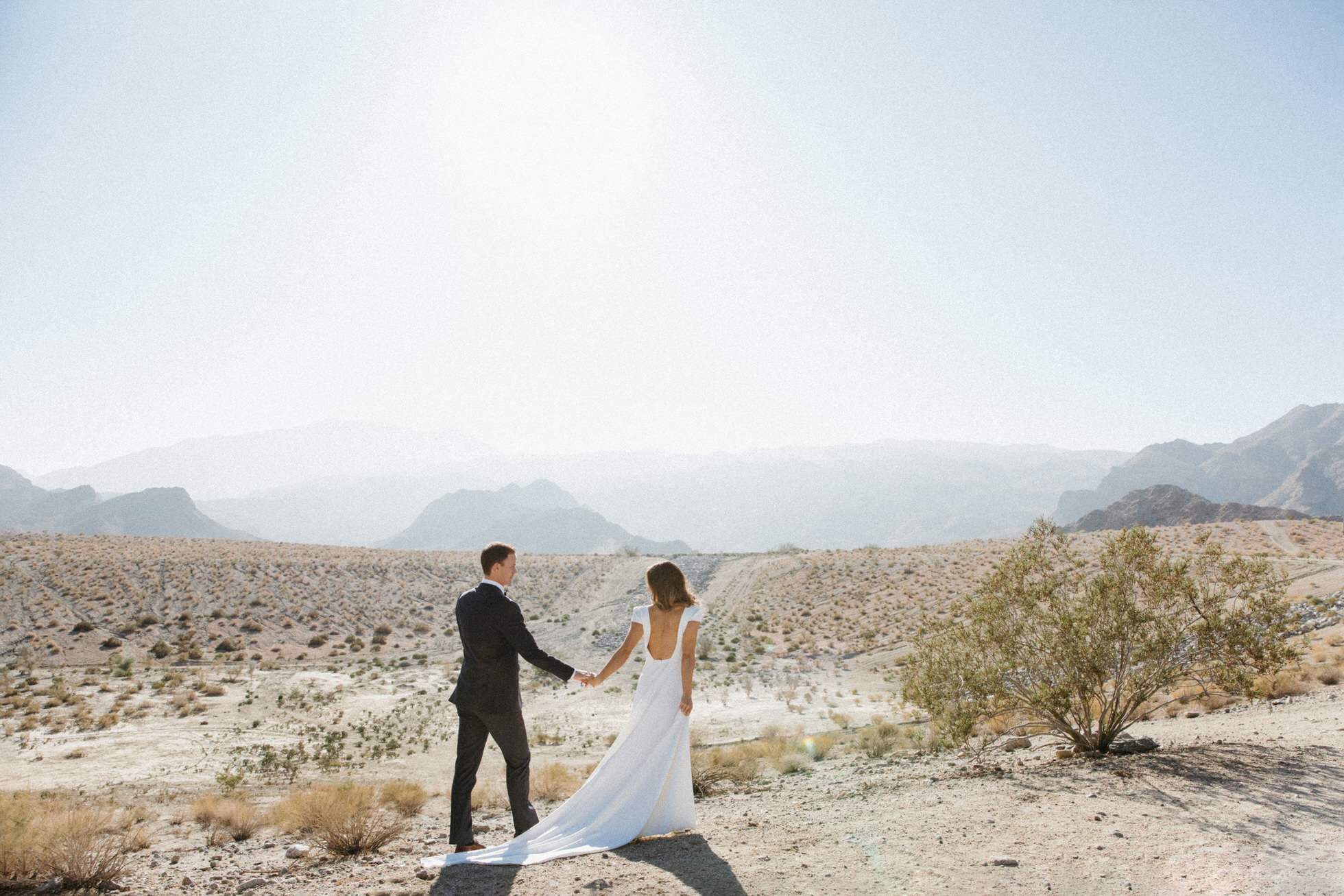 Wedding Portraits in the Palm Springs Desert