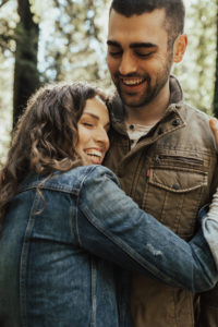 couple’s engagement photography session in santa cruz at henry cowell redwoods state park and wilder ranch by Kadi Tobin