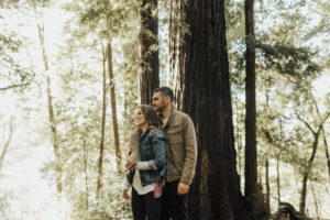 couple’s engagement photography session in santa cruz at henry cowell redwoods state park and wilder ranch by Kadi Tobin