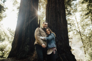 couple’s engagement photography session in santa cruz at henry cowell redwoods state park and wilder ranch by Kadi Tobin