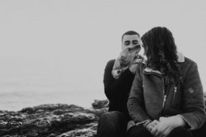 couple’s engagement photography session in santa cruz at henry cowell redwoods state park and wilder ranch by Kadi Tobin