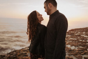 couple’s engagement photography session in santa cruz at henry cowell redwoods state park and wilder ranch by Kadi Tobin