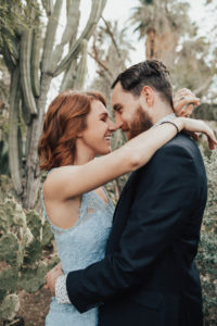 Lindsay and Joels bohemian engagement at Moorten botanical gardens and the palm springs windmills by Kadi Tobin Photography a Palm Springs Wedding Photographer