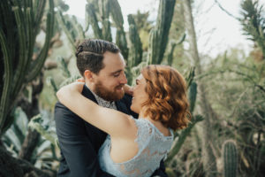 Lindsay and Joels bohemian engagement at Moorten botanical gardens and the palm springs windmills by Kadi Tobin Photography a Palm Springs Wedding Photographer