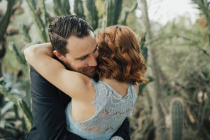 Lindsay and Joels bohemian engagement at Moorten botanical gardens and the palm springs windmills by Kadi Tobin Photography a Palm Springs Wedding Photographer