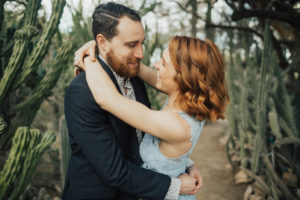 Lindsay and Joels bohemian engagement at Moorten botanical gardens and the palm springs windmills by Kadi Tobin Photography a Palm Springs Wedding Photographer