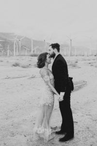 Lindsay and Joels bohemian engagement at Moorten botanical gardens and the palm springs windmills by Kadi Tobin Photography a Palm Springs Wedding Photographer