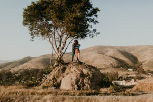 Wild and free engagement at Terrace Hill, in the Central Coast of California San Luis Obispo California Wedding Photographer