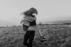 Wild and free engagement at Terrace Hill, in the Central Coast of California San Luis Obispo California Wedding Photographer