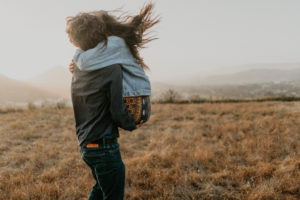 Wild and free engagement at Terrace Hill, in the Central Coast of California San Luis Obispo California Wedding Photographer