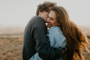 Wild and free engagement at Terrace Hill, in the Central Coast of California San Luis Obispo California Wedding Photographer