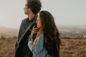 Wild and free engagement at Terrace Hill, in the Central Coast of California San Luis Obispo California Wedding Photographer
