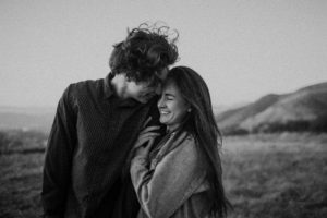 Wild and free engagement at Terrace Hill, in the Central Coast of California San Luis Obispo California Wedding Photographer