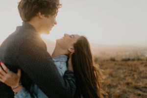 Wild and free engagement at Terrace Hill, in the Central Coast of California San Luis Obispo California Wedding Photographer