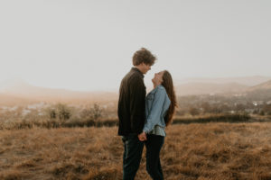 Wild and free engagement at Terrace Hill, in the Central Coast of California San Luis Obispo California Wedding Photographer